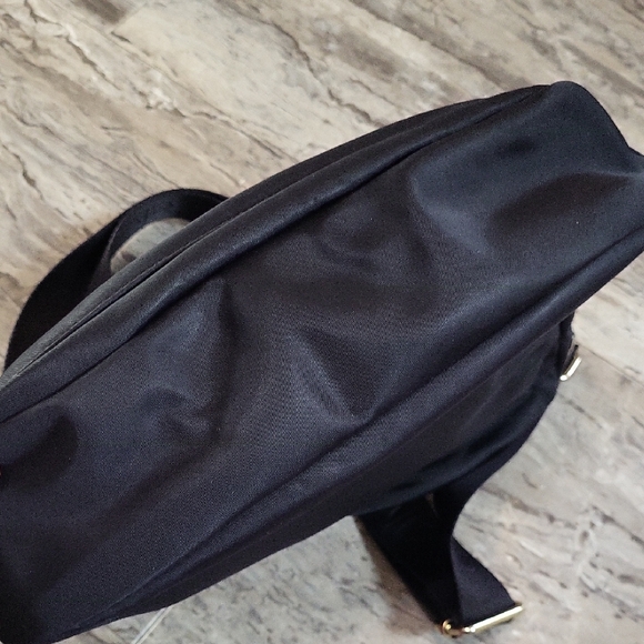 Calvin Klein Black Nylon Crossbody Bag with Gold Accents - Picture 6 of 12